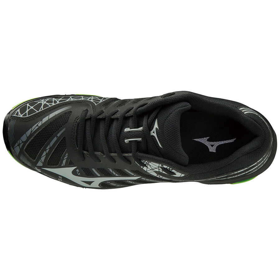 Mizuno WAVE VOLTAGE Blk/HighRise/GreenGecko